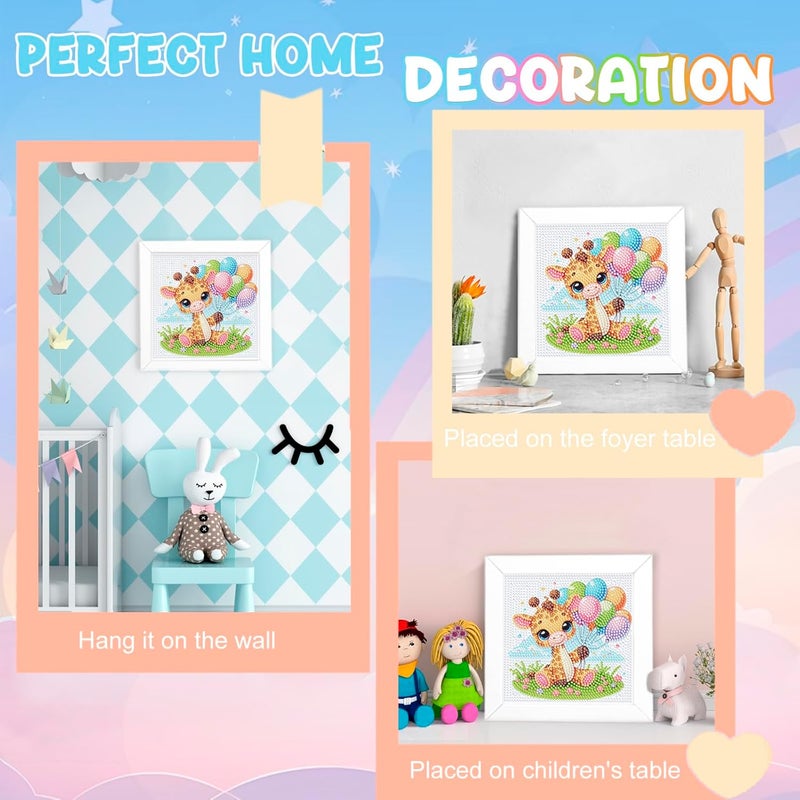 Nardoll Diamond Art Kits with Wooden Frame - Arts and Crafts - Dimond Art Painting by Numbers - GEM Art for Beginners Adult Home Wall Decor - Image 4